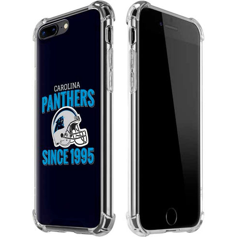 NFL Carolina Panthers Helmet iPhone 7/8 Plus Clear Case