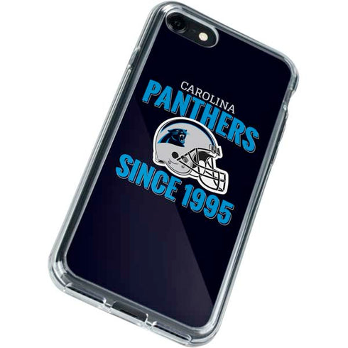 NFL Carolina Panthers Helmet iPhone SE (2nd & 3rd Gen) Clear Case