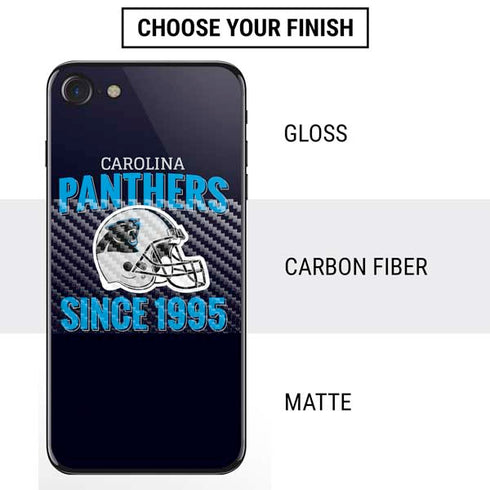 NFL Carolina Panthers Helmet iPhone SE (2nd & 3rd Gen) Skin
