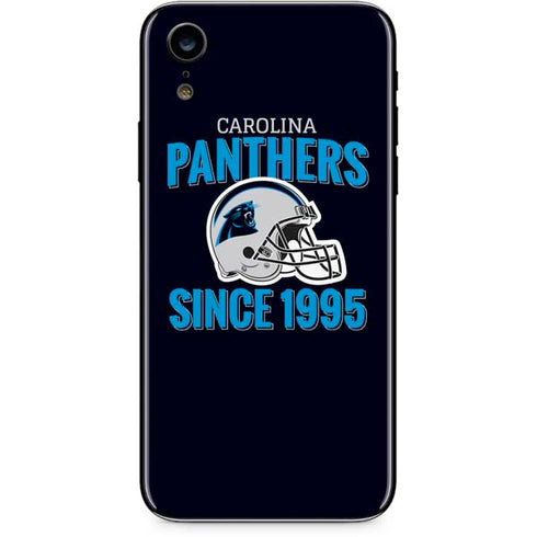 NFL Carolina Panthers Helmet iPhone XR Skin