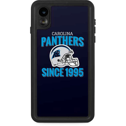 NFL Carolina Panthers Helmet iPhone XR Waterproof Case