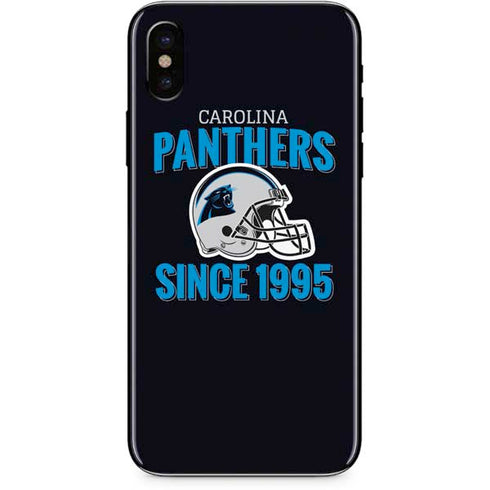 NFL Carolina Panthers Helmet iPhone XS Max Skin