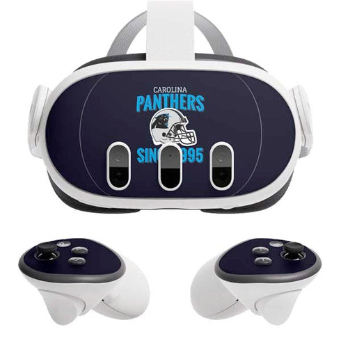 NFL Carolina Panthers Helmet Meta Quest 3 Skin