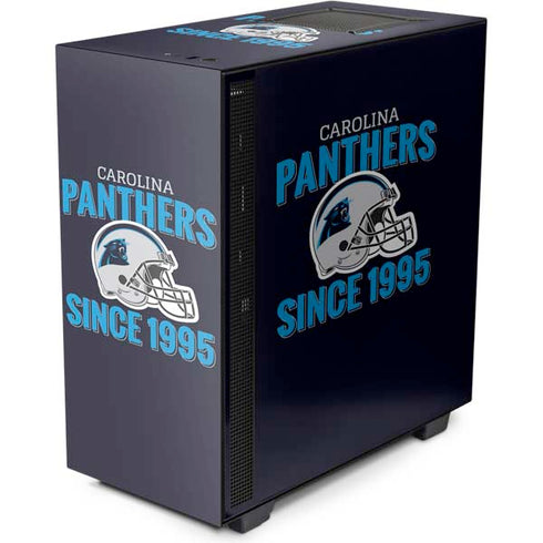 NFL Carolina Panthers Helmet NZXT H510 Compact ATX Mid-Tower Case Skin