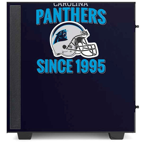 NFL Carolina Panthers Helmet NZXT H510 Compact ATX Mid-Tower Case Skin