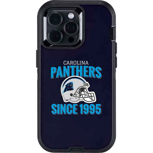 NFL Carolina Panthers Helmet Otterbox Defender iPhone Skin