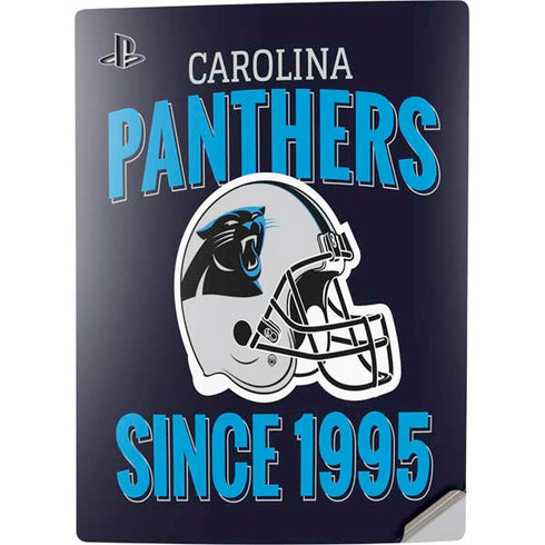 NFL Carolina Panthers Helmet PS5 Digital Edition Console Skin