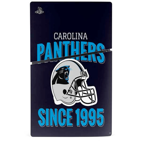 NFL Carolina Panthers Helmet PS5 Slim Disk Console Skin
