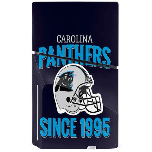 NFL Carolina Panthers Helmet PS5 Slim Disk Console Skin