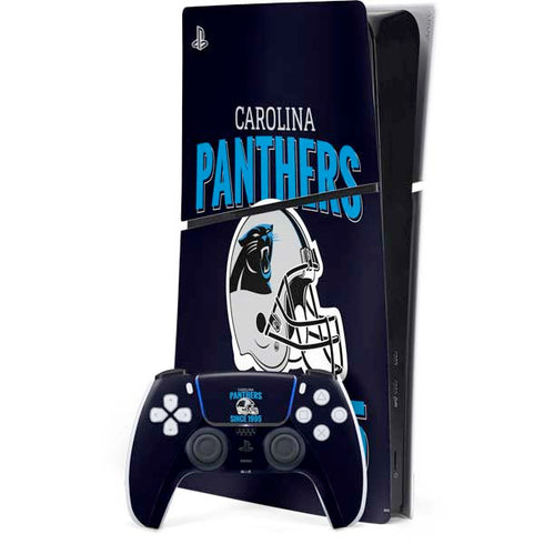 NFL Carolina Panthers Helmet PS5 Slim Digital Edition Console Skin