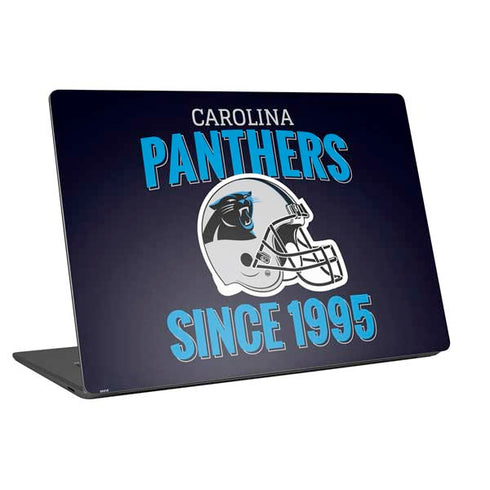 NFL Carolina Panthers Helmet Universal Laptop 13in (10.6 x 7.6in) Skin