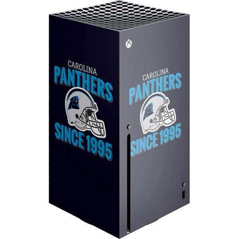 NFL Carolina Panthers Helmet Xbox Series X Console Skin