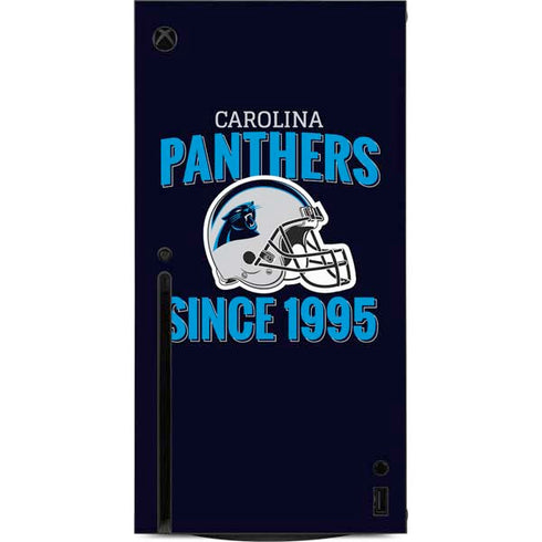 NFL Carolina Panthers Helmet Xbox Series X Console Skin