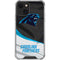 NFL Carolina Panthers iPhone 13 Mini Clear Case