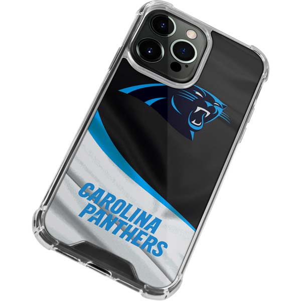 NFL Carolina Panthers iPhone 13 Pro Clear Case NFL Carolina Panthers iPhone 13 Pro Clear Case