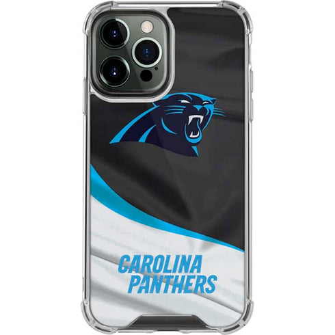 NFL Carolina Panthers iPhone 13 Pro Max Clear Case