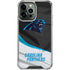 NFL Carolina Panthers iPhone 13 Pro Max Clear Case