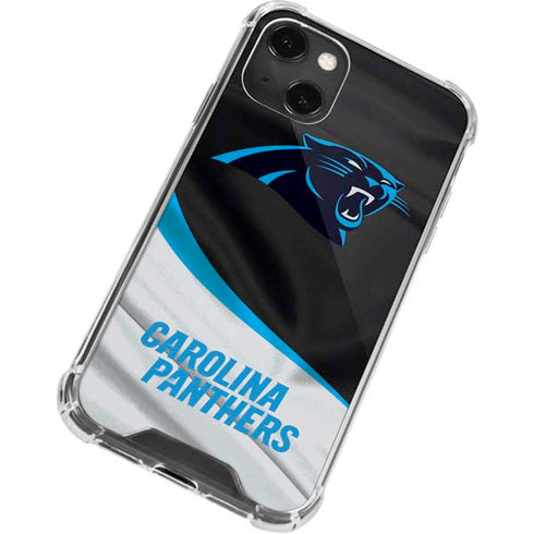 NFL Carolina Panthers iPhone 15 Plus Clear Case