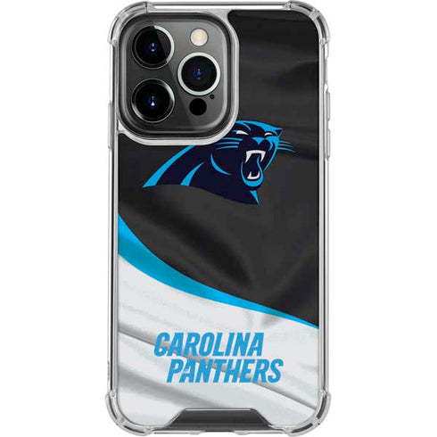 NFL Carolina Panthers iPhone 15 Pro Clear Case