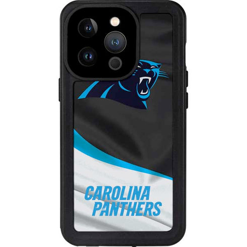 NFL Carolina Panthers iPhone 14 Pro Waterproof Case