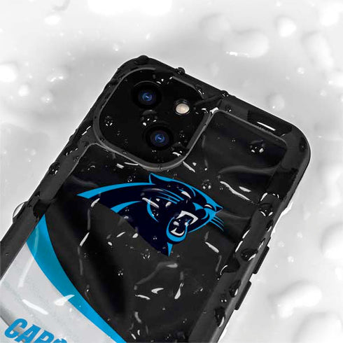 NFL Carolina Panthers iPhone 15 Waterproof Case