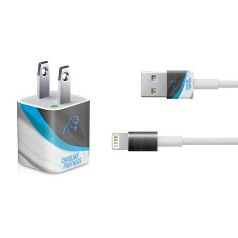 NFL Carolina Panthers iPhone Charger (5W USB) Skin