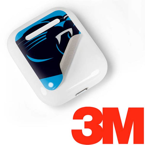 NFL Carolina Panthers Large Logo Apple AirPods Skin
