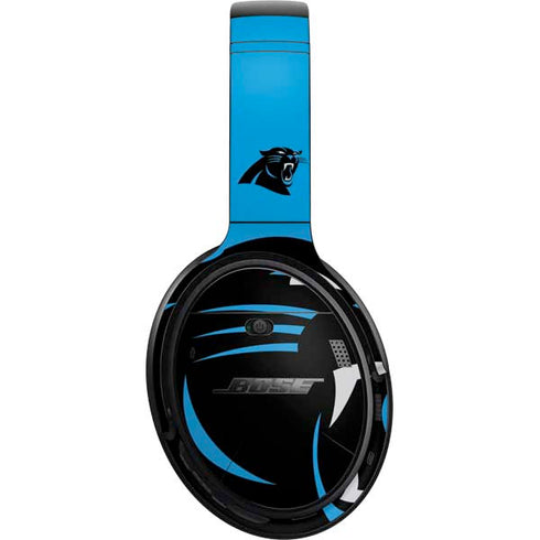 NFL Carolina Panthers Large Logo Bose QuietComfort 35 II Headphones Skin