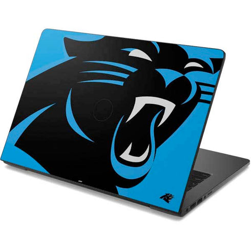 NFL Carolina Panthers Large Logo Dell Chromebook Skin
