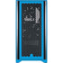 NFL Carolina Panthers Large Logo Corsair 4000D Tempered Glass Mid-Tower ATX Case Skin