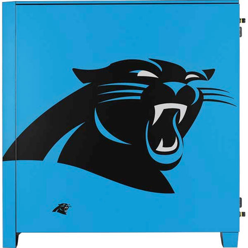 NFL Carolina Panthers Large Logo Corsair 4000D Tempered Glass Mid-Tower ATX Case Skin