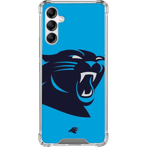 NFL Carolina Panthers Large Logo Galaxy A15 5G Clear Case