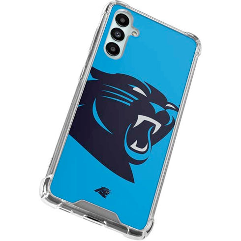 NFL Carolina Panthers Large Logo Galaxy A15 5G Clear Case