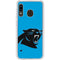 NFL Carolina Panthers Large Logo Galaxy A20 Clear Case