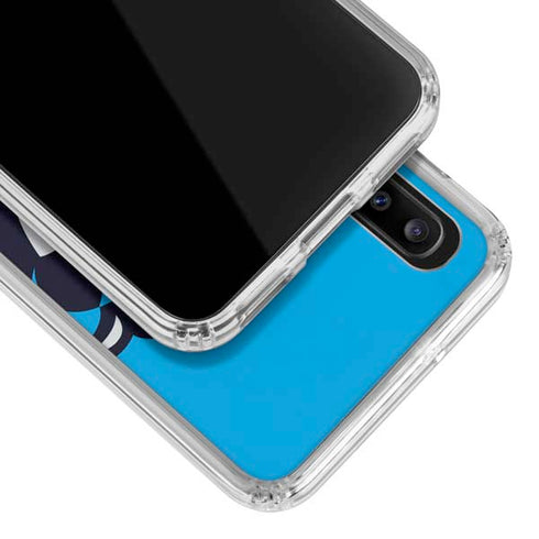 NFL Carolina Panthers Large Logo Galaxy A30 Clear Case