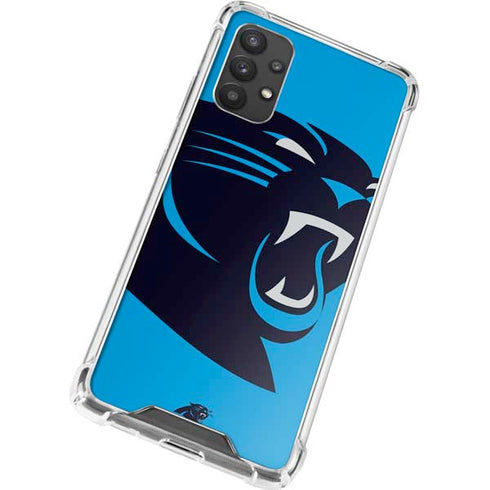 NFL Carolina Panthers Large Logo Galaxy A32 5G Clear Case