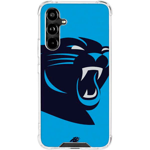 NFL Carolina Panthers Large Logo Galaxy A54 5G Clear Case