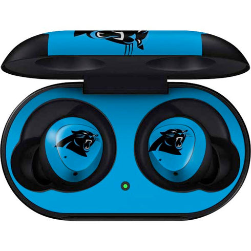 NFL Carolina Panthers Large Logo Galaxy Buds Skin