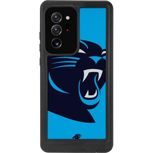 NFL Carolina Panthers Large Logo Galaxy Note20 Ultra 5G Waterproof Case