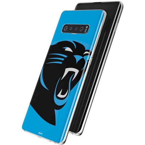 NFL Carolina Panthers Large Logo Galaxy S10 Plus Skin