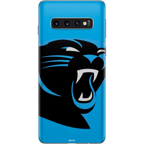 NFL Carolina Panthers Large Logo Galaxy S10 Skin