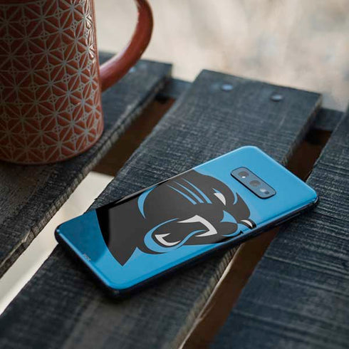 NFL Carolina Panthers Large Logo Galaxy S10e Skin