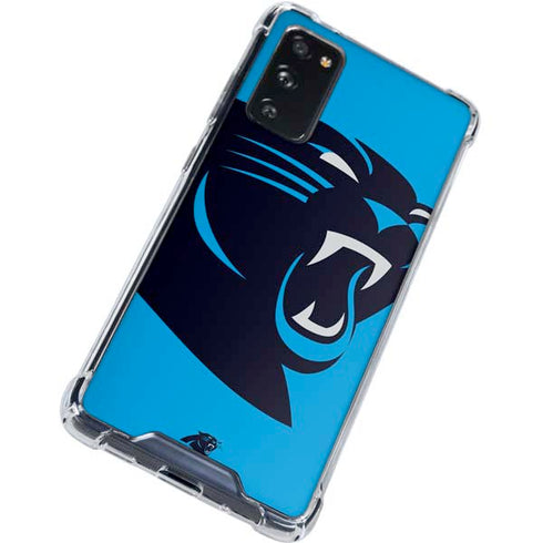 NFL Carolina Panthers Large Logo Galaxy S20 FE Clear Case