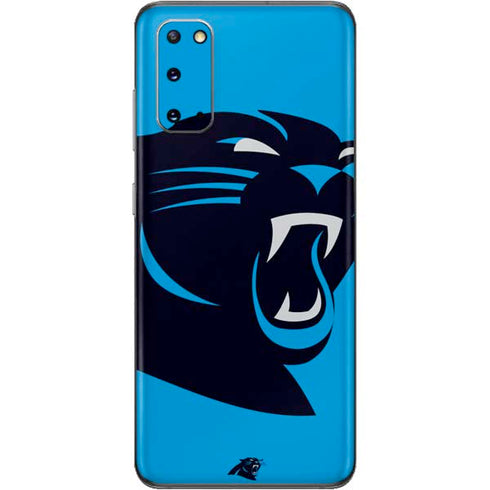 NFL Carolina Panthers Large Logo Galaxy S20 Skin
