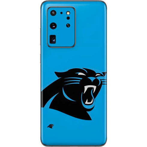 NFL Carolina Panthers Large Logo Galaxy S20 Ultra 5G Skin