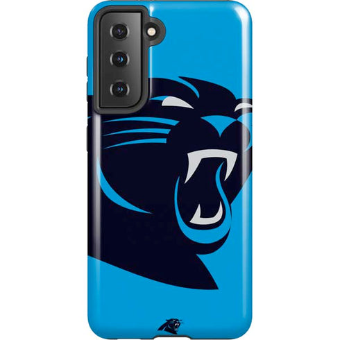 NFL Carolina Panthers Large Logo Galaxy S21 5G Pro Case