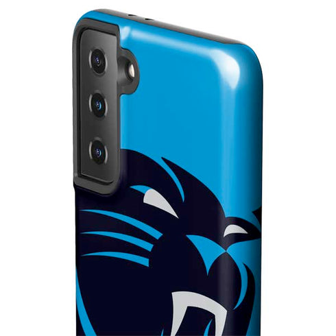 NFL Carolina Panthers Large Logo Galaxy S21 FE Pro Case
