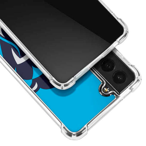 NFL Carolina Panthers Large Logo Galaxy S21 Plus 5G Clear Case