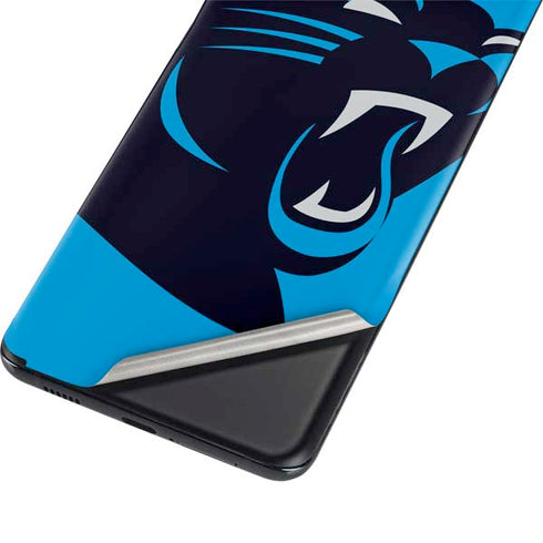 NFL Carolina Panthers Large Logo Galaxy S21 Ultra 5G Skin