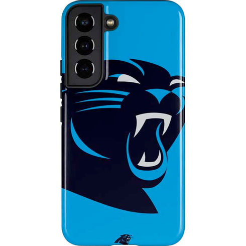 NFL Carolina Panthers Large Logo Galaxy S22 Pro Case